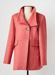 Manteau court rose DIANE LAURY pour femme seconde vue