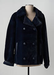 Manteau court bleu marine JULIE GUERLANDE pour femme seconde vue