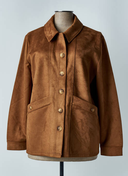 Veste casual marron C'EST BEAU LA VIE pour femme