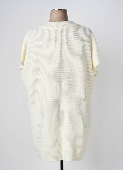 Gilet manches courtes ecru DIANE LAURY pour femme