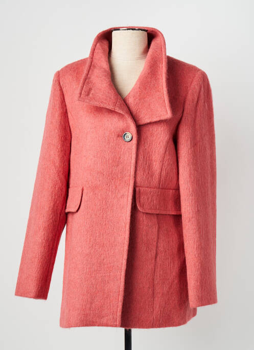 Manteau court rose DIANE LAURY pour femme