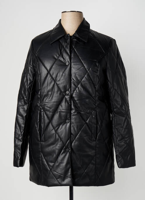 Veste simili cuir noir DIANE LAURY pour femme