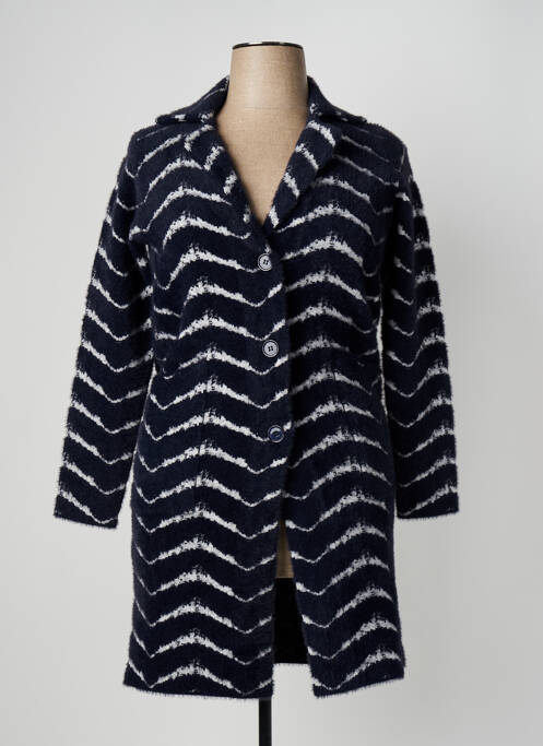 Veste casual bleu JULIE GUERLANDE pour femme