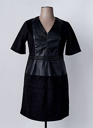 Robe mi-longue noir JULIE GUERLANDE femme