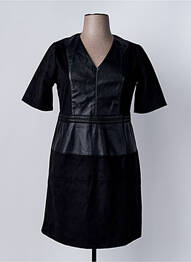 Robe mi-longue noir JULIE GUERLANDE femme