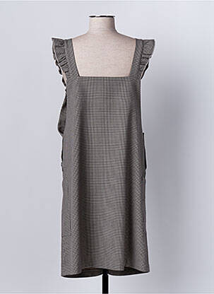 Robe mi-longue marron C'EST BEAU LA VIE femme