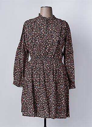 Robe mi-longue marron C'EST BEAU LA VIE femme