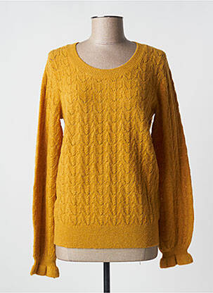 Pull jaune JULIE GUERLANDE femme