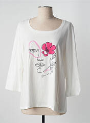 T-shirt ecru JULIE GUERLANDE pour femme seconde vue