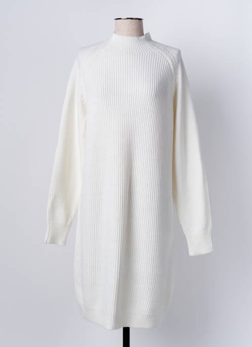 Robe pull ecru DIANE LAURY pour femme