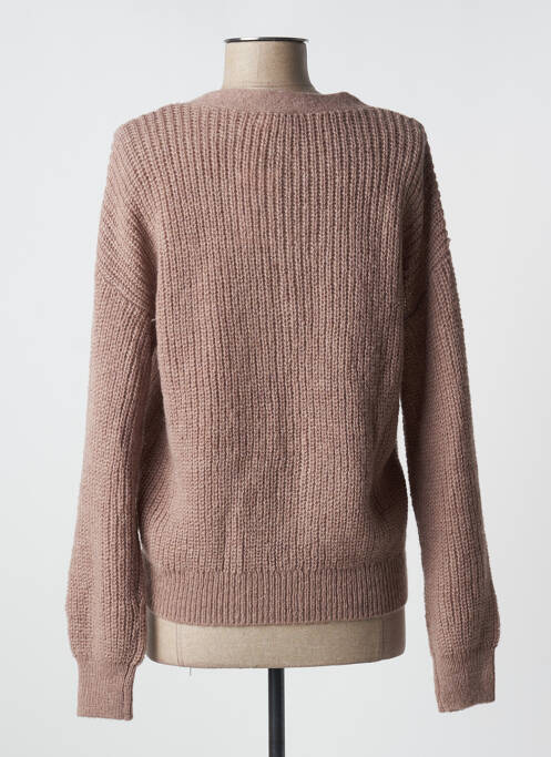 Gilet manches longues beige C'EST BEAU LA VIE pour femme