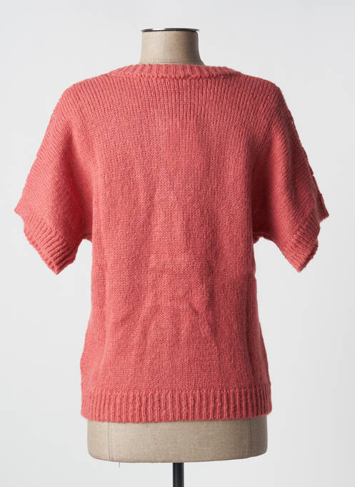 Gilet manches courtes rose DIANE LAURY pour femme