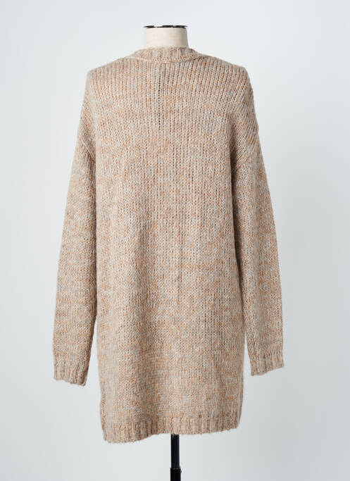 Gilet manches longues marron JULIE GUERLANDE pour femme