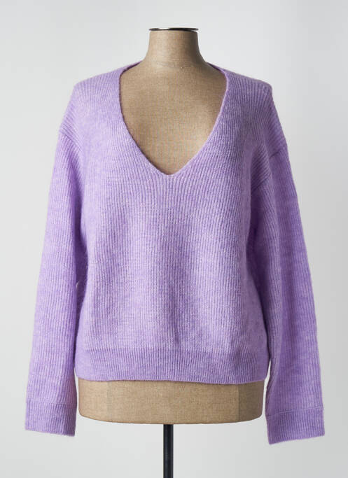 Pull violet JULIE GUERLANDE pour femme