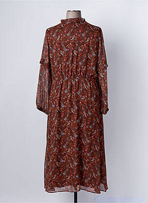 Robe longue marron C'EST BEAU LA VIE femme