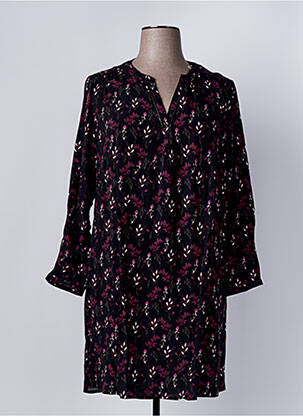 Robe mi-longue noir JULIE GUERLANDE femme