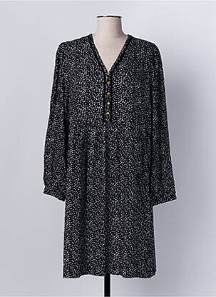 Robe mi-longue noir C'EST BEAU LA VIE femme