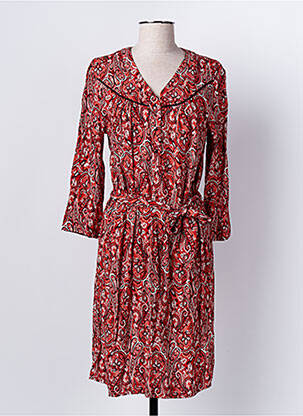 Robe mi-longue rouge DIANE LAURY femme