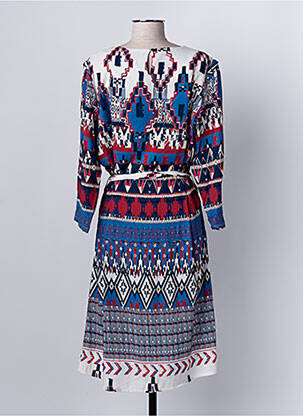 Robe mi-longue bleu DIANE LAURY femme