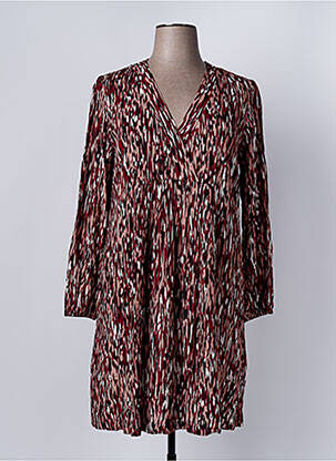 Robe mi-longue rouge JULIE GUERLANDE femme