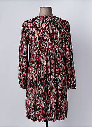 Robe mi-longue rouge JULIE GUERLANDE femme
