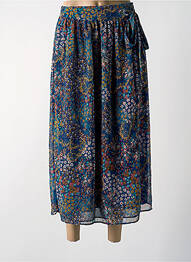 Jupe longue bleu JULIE GUERLANDE femme