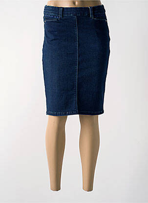 Jupe mi-longue bleu DIANE LAURY femme