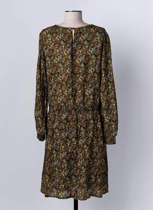 Robe mi-longue marron C'EST BEAU LA VIE pour femme