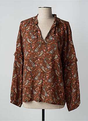Blouse marron C'EST BEAU LA VIE femme