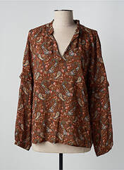 Blouse marron C'EST BEAU LA VIE pour femme seconde vue