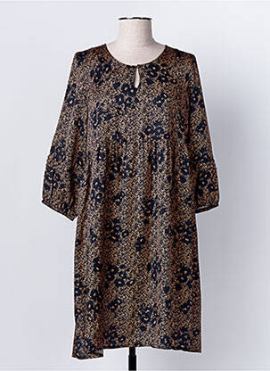 Robe mi-longue noir JULIE GUERLANDE femme
