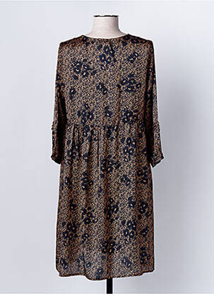 Robe mi-longue noir JULIE GUERLANDE femme