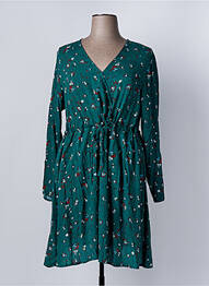 Robe courte vert C'EST BEAU LA VIE femme