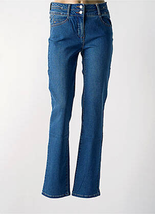 Jeans coupe droite bleu DIANE LAURY femme