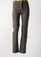 Pantalon droit vert DIANE LAURY pour femme seconde vue