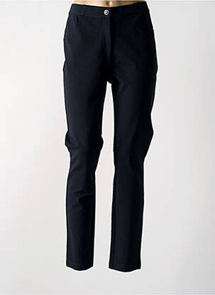 Jeans coupe slim noir JULIE GUERLANDE femme