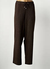 Pantalon droit marron DIANE LAURY pour femme seconde vue