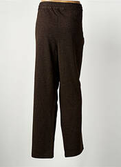 Pantalon droit marron DIANE LAURY pour femme seconde vue