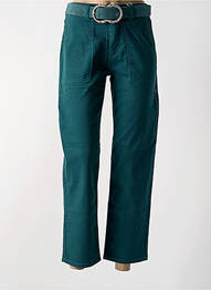Pantalon droit vert C'EST BEAU LA VIE femme