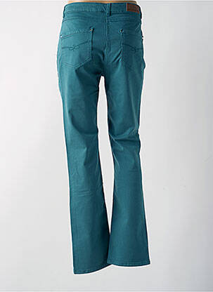 Jeans coupe slim vert JULIE GUERLANDE femme