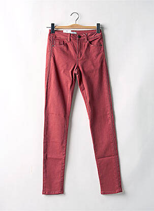 Pantalon slim rouge C'EST BEAU LA VIE femme