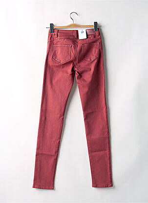 Pantalon slim rouge C'EST BEAU LA VIE femme