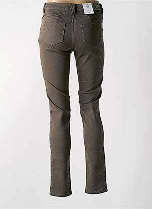 Pantalon slim marron C'EST BEAU LA VIE femme