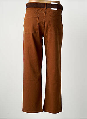 Pantalon slim marron C'EST BEAU LA VIE femme