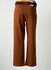 Pantalon slim marron C'EST BEAU LA VIE pour femme seconde vue