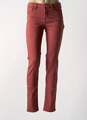 Pantalon slim rouge C'EST BEAU LA VIE pour femme seconde vue