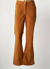 Pantalon flare jaune JULIE GUERLANDE pour femme seconde vue