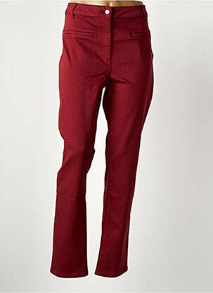 Pantalon slim rouge JULIE GUERLANDE femme