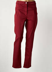 Pantalon slim rouge JULIE GUERLANDE pour femme seconde vue