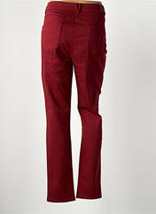 Pantalon slim rouge JULIE GUERLANDE pour femme seconde vue